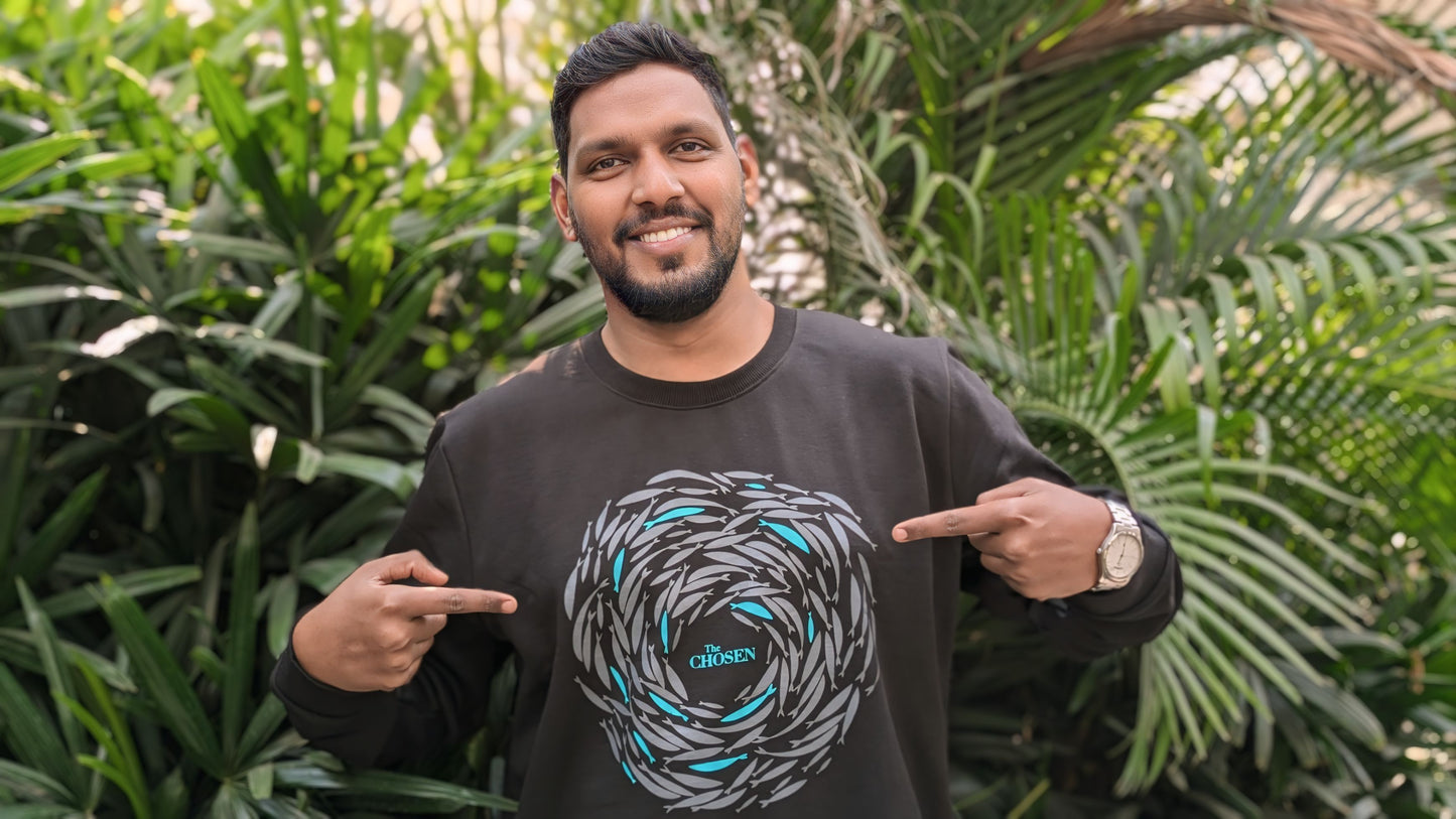 Against the Current - Black Crewneck Sweatshirt