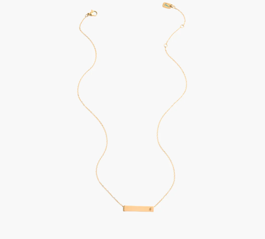 The Chosen Four-Sided Necklace Gold