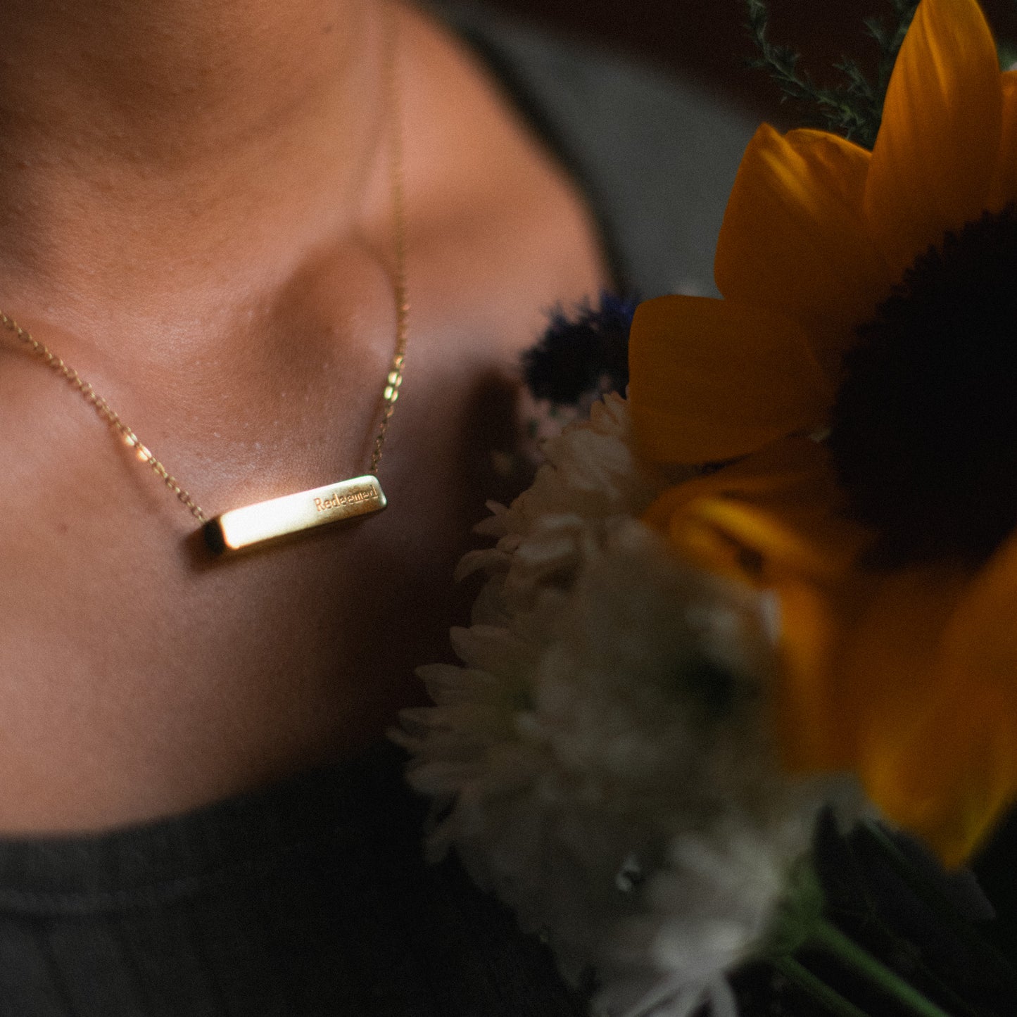 The Chosen Four-Sided Necklace Gold