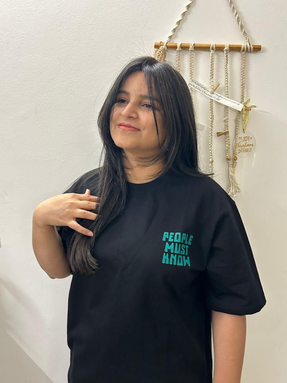 People Must Know Oversized Tshirt